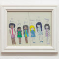 Aunt Nancy, Tween Girls, Circa 1963–68, pen and crayon on paper.