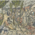 Leon Kossoff, 'A Street in Willesden, Early Summer,' 1983, oil on board