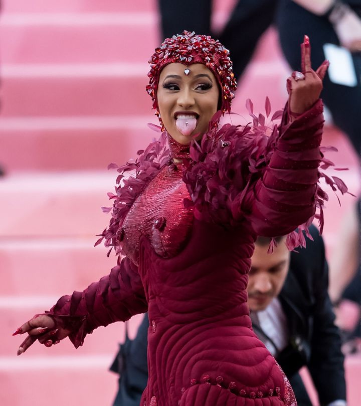 Cardi B attends the 2019 Met Gala celebrating Camp: Notes on Fashion at Metropolitan Museum of Art on May 6.