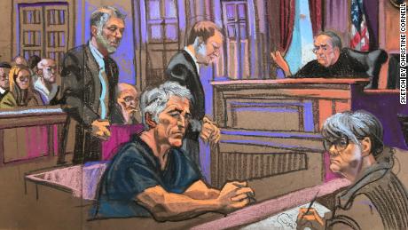 Jeffrey Epstein pleaded not guilty to trafficking charges in federal court in New York, NY on Monday.