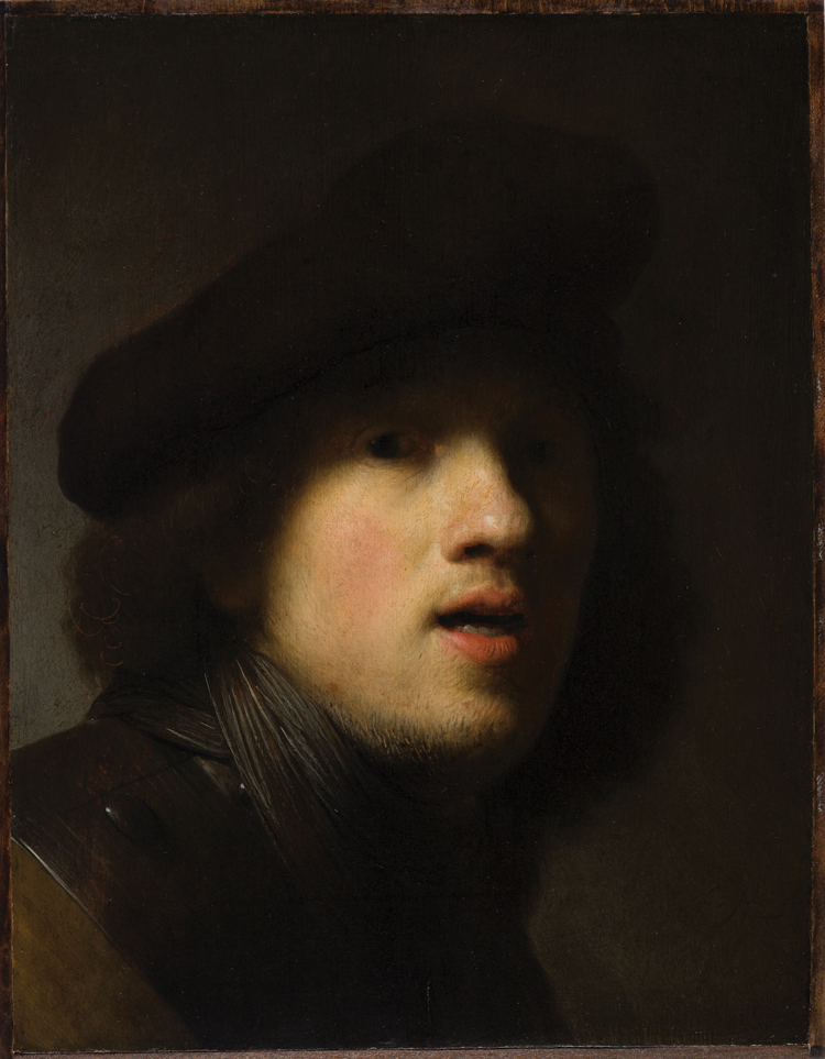 Rembrandt van Rijn's Self-Portrait, ca. 1629, is on long-term loan to Newfields.