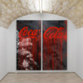 Aguirre Schwarz, Coca-Cola Liquidated (Redstorm), 2019, oil and varnish on canvas, diptych.
