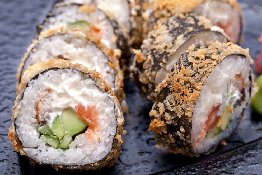 PHOTO: Tempura sushi roll.
