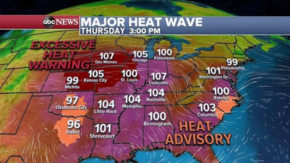 PHOTO: A major heat wave is forecast for later in the week.