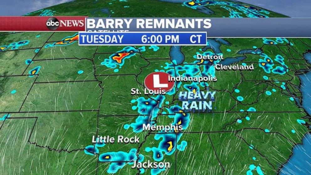PHOTO: The Midwest is looking at more rain on Tuesday night.