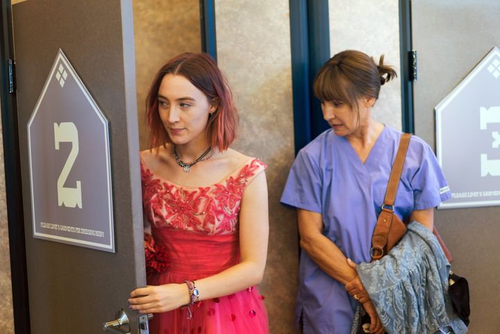 Saoirse Ronan and Laurie Metcalf in "Lady Bird."