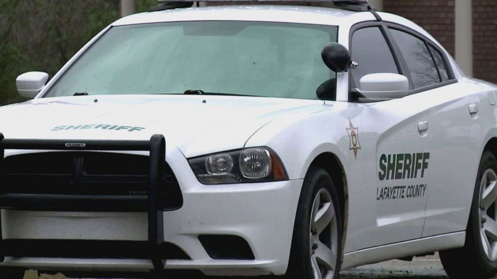 PHOTO: A Lafayette County sherrifs car is shown in this screen grab from a video.