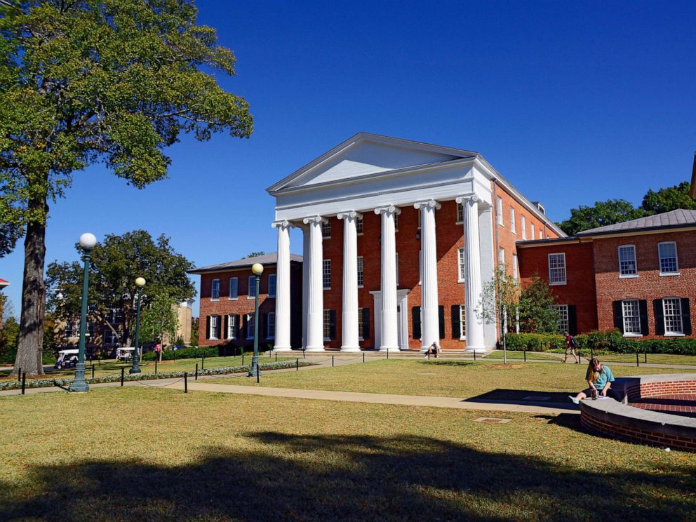 PHOTO: The Lyceum Building is shown on the Ole Miss campus in Oxford, MS.