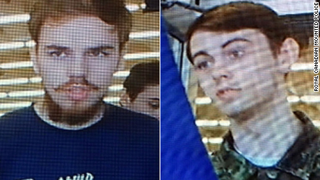 Kam McLeod, left, and Bryer Schmegelsky are wanted in connection with three deaths in British Columbia, Canada.