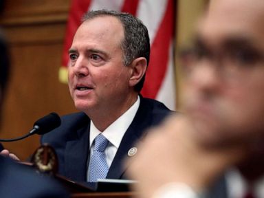 PHOTO: House Intelligence Committee Chairman Adam Schiff questions former special counsel Robert Mueller during his testimony before the House Intelligence Committee on his report on Russian election interference, July 24, 2019, in Washington, D.C.