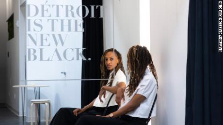 Roslyn Karamoko is the owner and founder of Detroit is the New Black. The downtown space also houses merchandise from other artists, entrepreneurs and fashion designers of color.