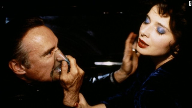 Dennis Hopper and Isabella Rosselini in &#39;Blue Velvet&#39; 