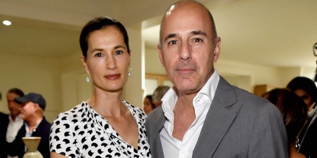 EAST HAMPTON, NY - AUGUST 12: Annette Roque and Matt Lauer attend Apollo in the Hamptons 2017: hosted by Ronald O. Perelman at The Creeks on August 12, 2017 in East Hampton, New York. (Photo by Kevin Mazur/Getty Images for The Apollo)