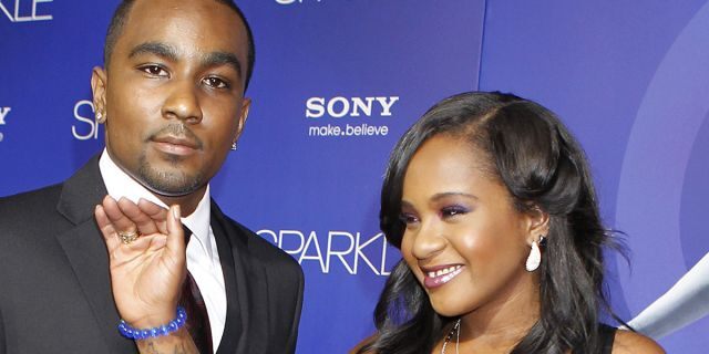 Bobbi Kristina Brown (R) with boyfriend Nick Gordon in 2012.