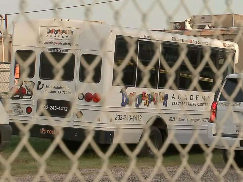 PHOTO: A 3-year-old boy left unattended in a blistering-hot daycare bus for at least three-and-a-half hours died in Houston.