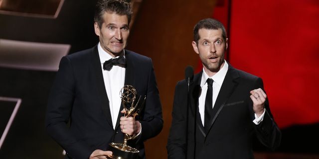 'Game of Thrones' creators David Benioff and D.B. Weiss at the 67th Primetime Emmy Awards