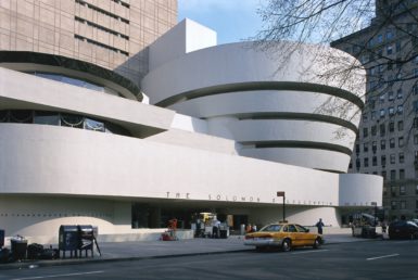 The Guggenheim Museum in New York, where workers voted to unionize in June