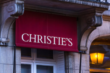 Christie's auction house. 