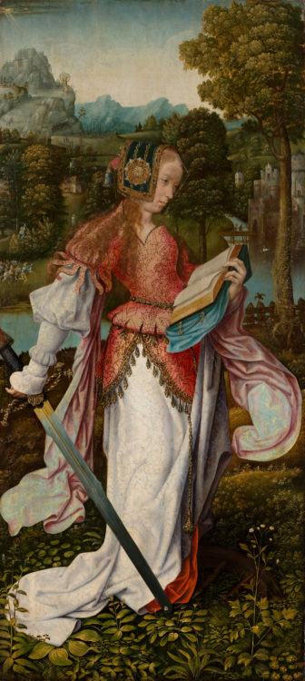 Master of Frankfurt, 'St. Catherine,' ca. 1510–20.