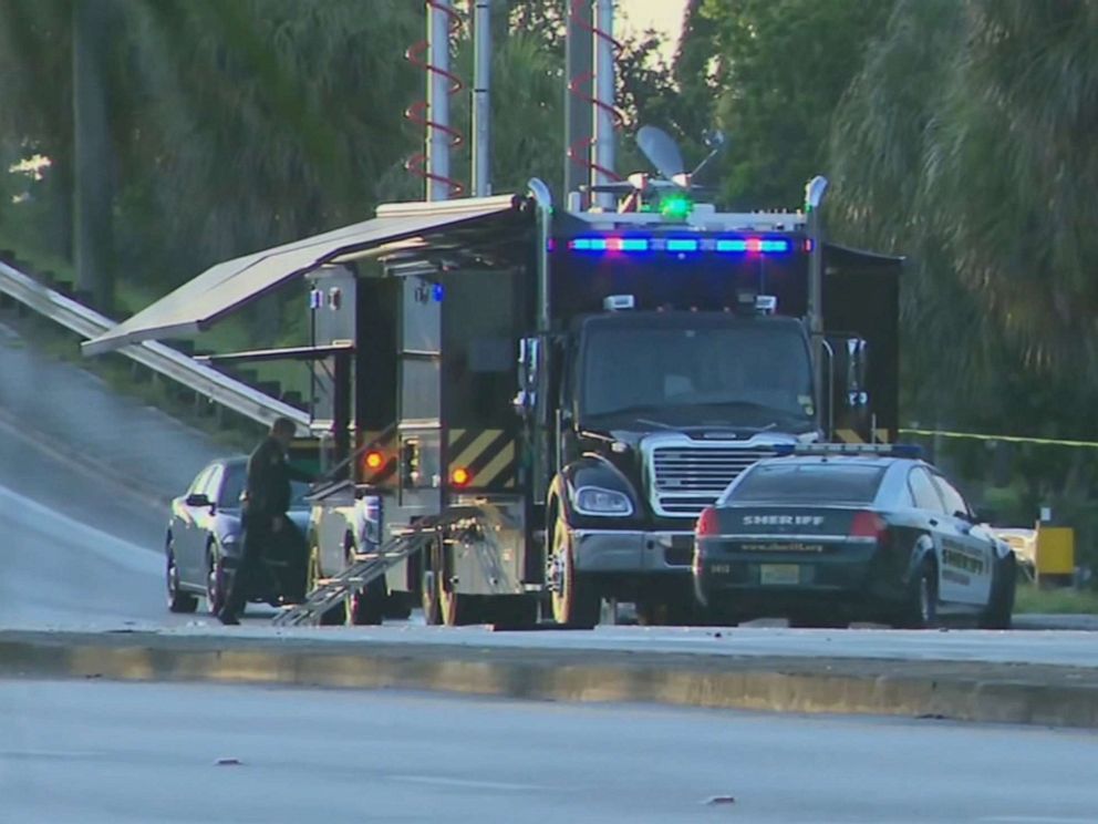 PHOTO: A Broward, Florida, sheriff’s deputy was killed in a car crash while responding to a domestic dispute, July 21, 2019. 