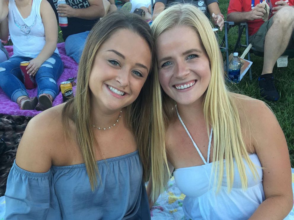 PHOTO: Alexandria “Ally” Kostial, right, who was found dead on July 20, 2019, is pictured with Casey Hendrickson in this undated photo.