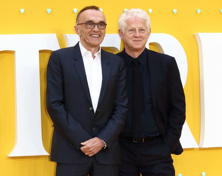 Director Danny Boyle and screenwriter Richard Curtis at the London premiere of "Yesterday."