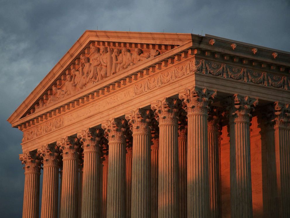 PHOTO: In this Oct. 4, 2018, file photo, The U.S. Supreme Court is seen at sunset in Washington, D.C.