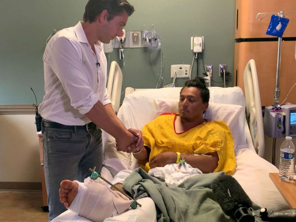 PHOTO: Octavio Lizarte told ABC News David Muir that he watched his nephew Javier Rodriguez, 15, get shot in the head and die during the massacre in an El Paso, Texas, Walmart.