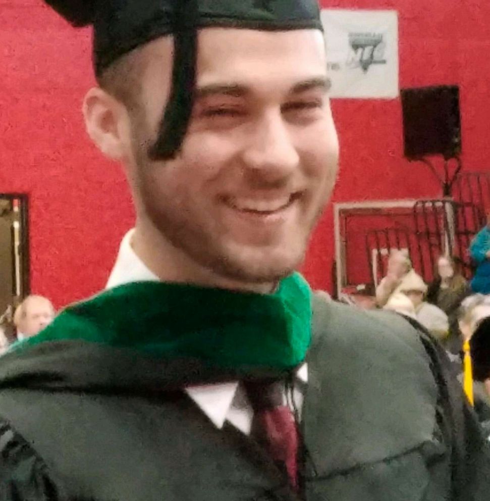 PHOTO: Nicholas Cumer, one of the victims in a shooting, Aug. 4, 2019, at a popular nightlife area in Dayton, Ohio, in a photo provided by the Cumer family. Cumer was a graduate student in the master of cancer care program at Saint Francis University. 