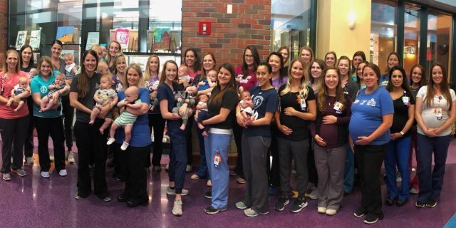 “It's a great support and there's always a mass of toddlers running around. And they're all getting to recognize each other, and that's fun,” NICU nurse Michelle Janes said.