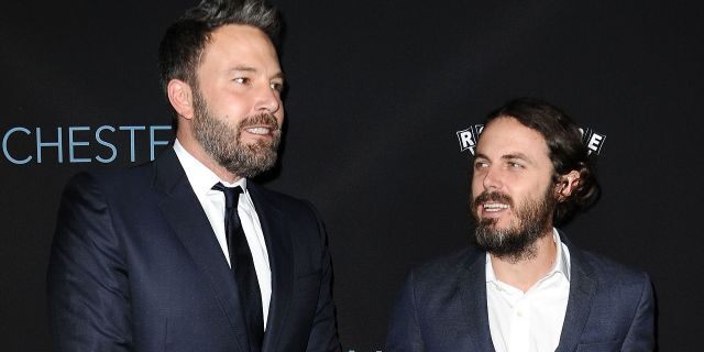 Casey Affleck (right) with his brother Ben Affleck.