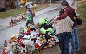 Ferguson Police Spokesman Calls Mike Brown Memorial "Pile of Trash"