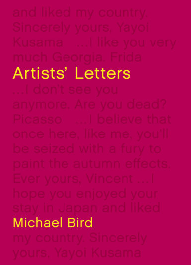 The cover of 'Artists' Letters,' by Michael Bird