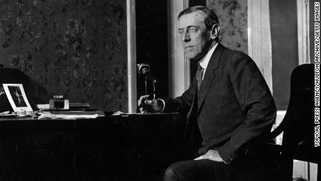 Woodrow Wilson, the 28th President of the United States.