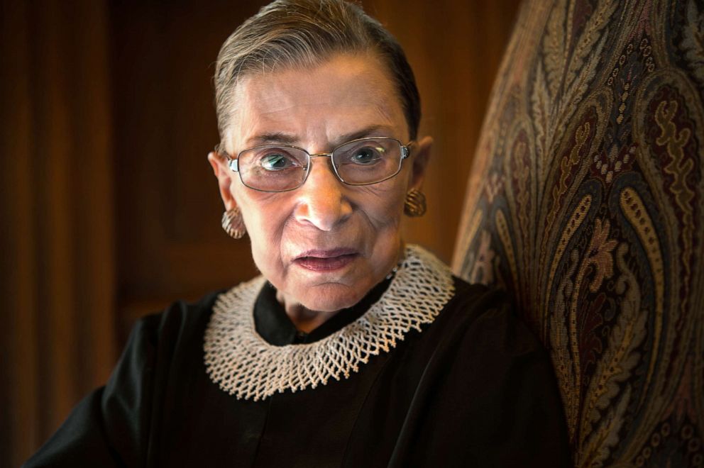 PHOTO: Supreme Court Justice Ruth Bader Ginsburg is photographed in the West conference room at the U.S. Supreme Court in Washington, D.C., Aug. 30, 2013.