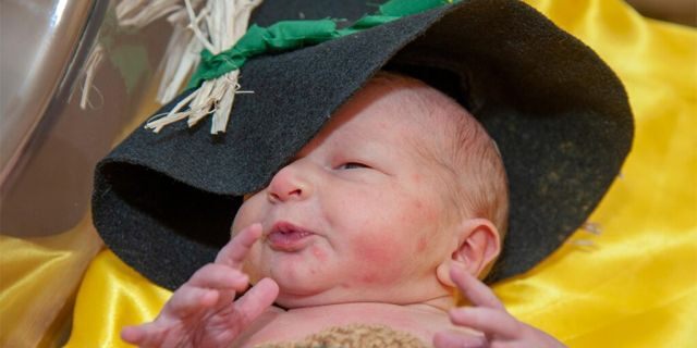 Newborns were dressed as characters from "The Wizard of Oz" at West Penn Hospital in Pittsburgh. (Photo courtesy of Allegheny Health Network)