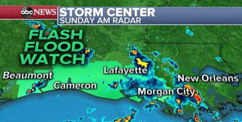 PHOTO: A disturbance in the Gulf is threatening the coast with heavy rains and possible flash floods.