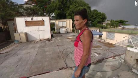 She built a shelter after Hurricane Maria took her home. Now she worries Dorian will take that too