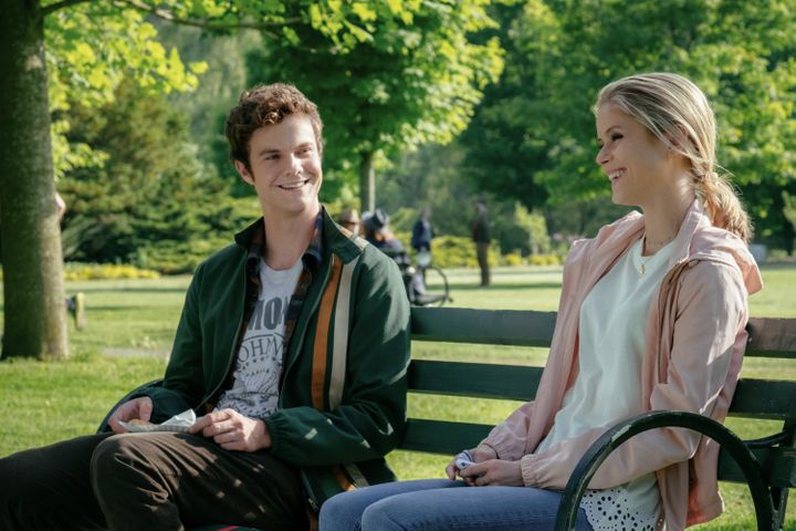 Jack Quaid and Erin Moriarty in "The Boys."&nbsp;