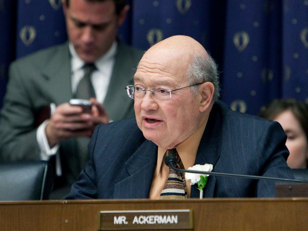 PHOTO: Rep. Gary Ackerman, a Democrat from New York, questions bank executives during a House Financial Services Committee hearing in Washington, D.C., Feb. 11, 2009.
