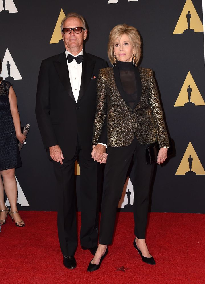 Peter Fonda and Jane Fonda attend the seventh annual Governors Awards honoring Spike Lee, Gena Rowlands and Debbie Reynolds, 