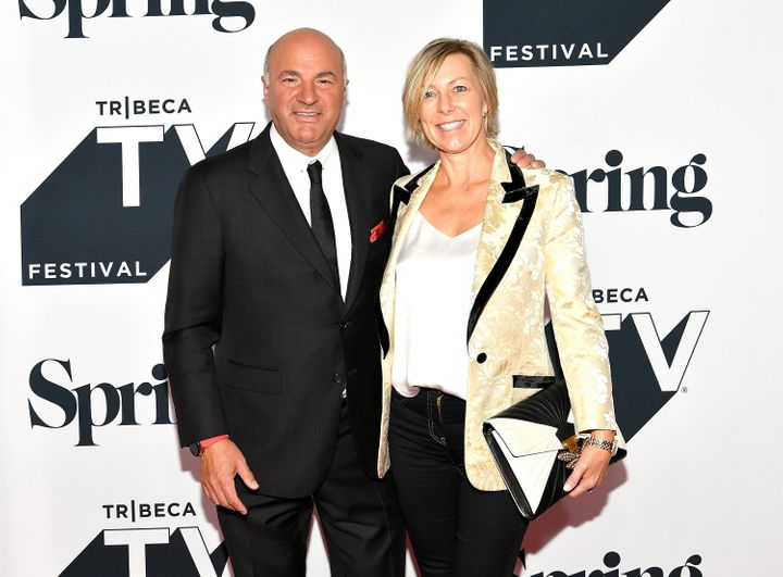 NEW YORK, NY - SEPTEMBER 23:  Kevin O'Leary and Linda O'Leary attend the Tribeca Talks Panel: 10 Years Of "Shark Tank" during