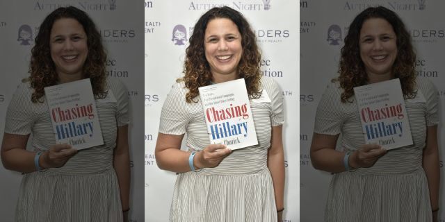 Amy Chozick attends Authors Night At East Hampton Library on August 11, 2018 in East Hampton, New York. 