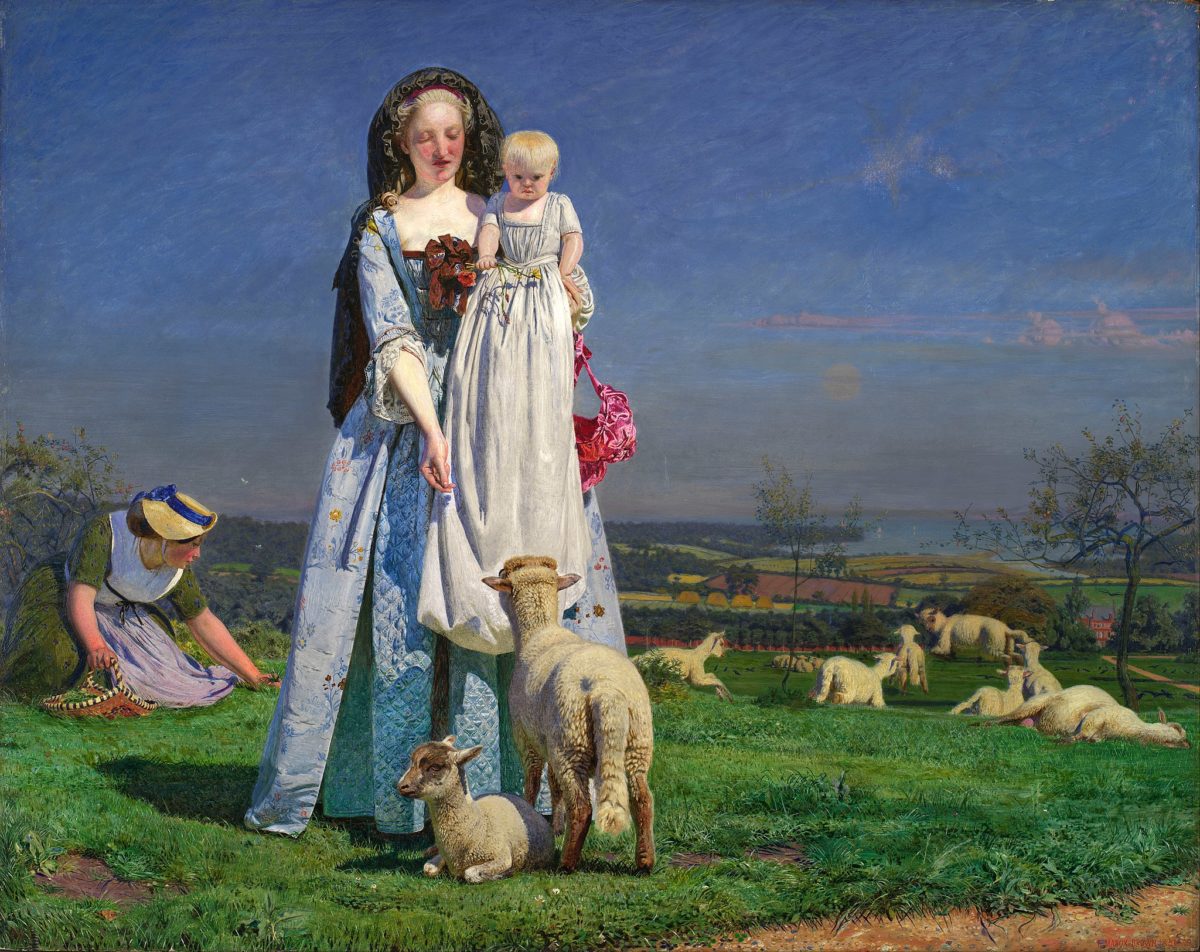 Ford Madox Brown, 'Pretty Baa-Lambs,' 1851–52.