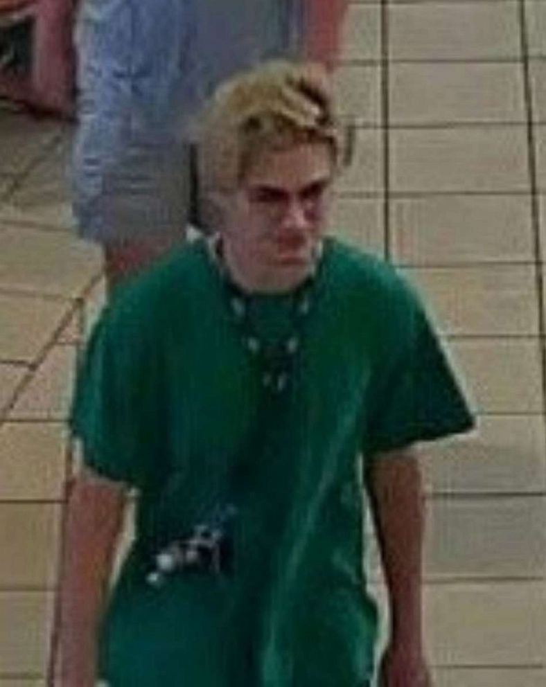 PHOTO: In this image posted to the Twitter account of the Houston Police, the person wanted for questioning in the incident at Memorial City Mall is shown.