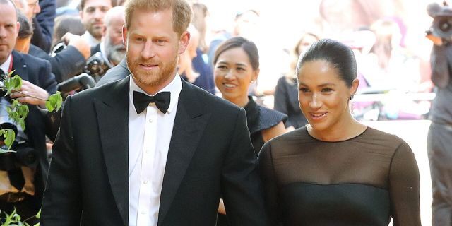 Prince Harry, Duke of Sussex and Meghan, Duchess of Sussex attend "The Lion King" European Premiere at Leicester Square on July 14, 2019, in London, England. (Photo by Chris Jackson/Getty Images)