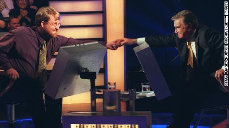 Winner From &quot;Who Wants To Be A Millionaire,&quot; Doug Van Gundy, From Marlinton, West Virginia. Pictured with Regis Philbin (right). 