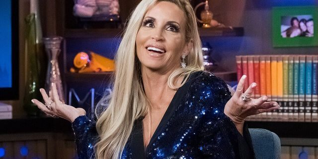 WATCH WHAT HAPPENS LIVE WITH ANDY COHEN -- Pictured: Camille Grammer -- (Photo by: Charles Sykes/Bravo/NBCU Photo Bank via Getty Images)