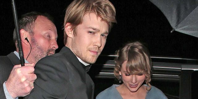 Joe Alwyn and Taylor Swift seen at the BAFTAs: Vogue x Tiffany Fashion &amp; Film - afterparty at Annabel's on Feb. 10, 2019 in London. A new report claims that Swift is buying a home in London to be with Alwyn, who she's dated since fall 2016.