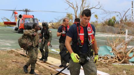Nearly 140 US Coast Guard personnel have responded to Dorian in the Bahamas.